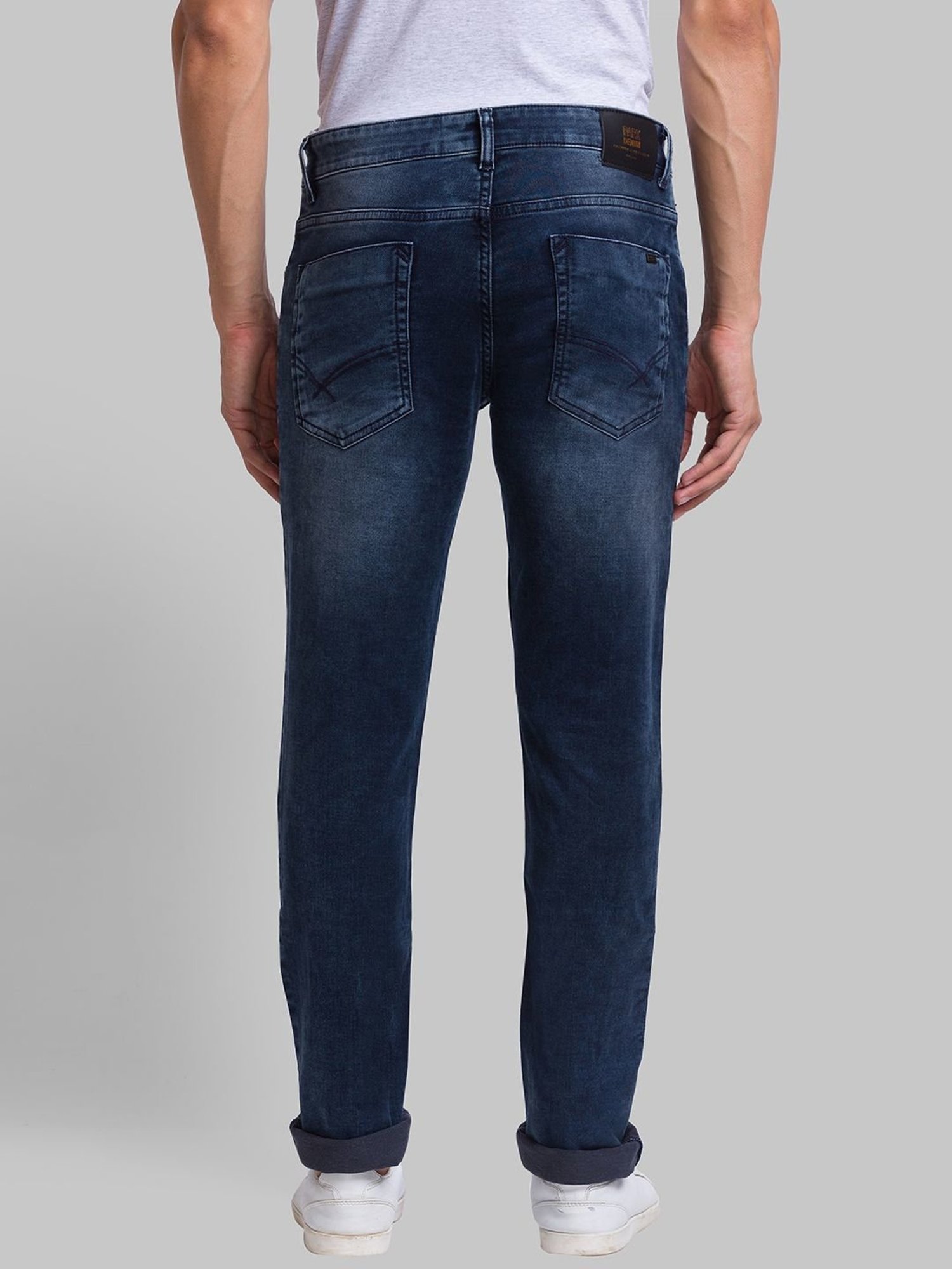 American Eagle Blue Cotton Regular Fit Jeans