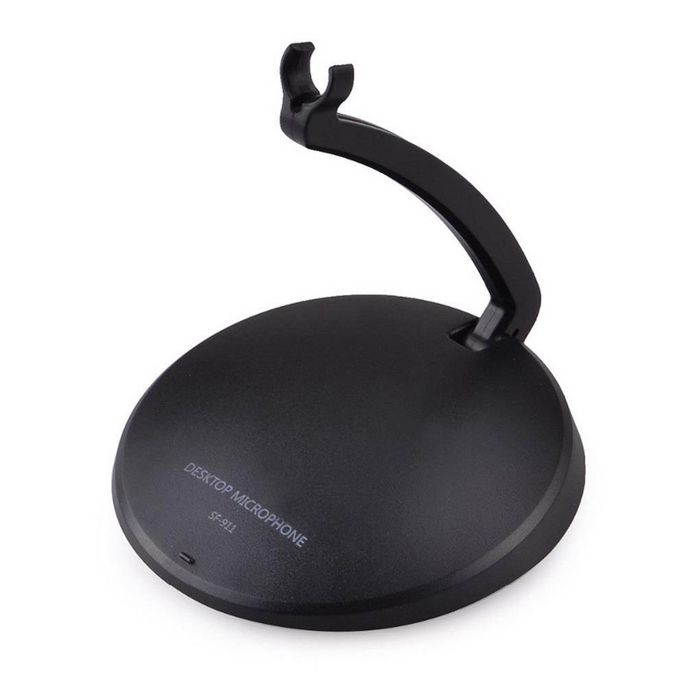 axGear Desktop Microphone 3.5mm Audio Jack w/ Tie-clip for PC Laptop Notebook Skype Voice Record Black