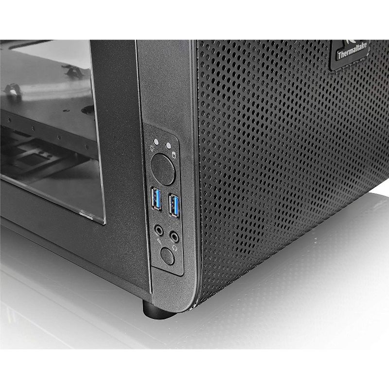 Fractal Design Node 202 Computer Case - Black - 2 x Bay - 1 x 450 W - Power Supply Installed - Mini ITX Motherboard Supported - 7.72 lb