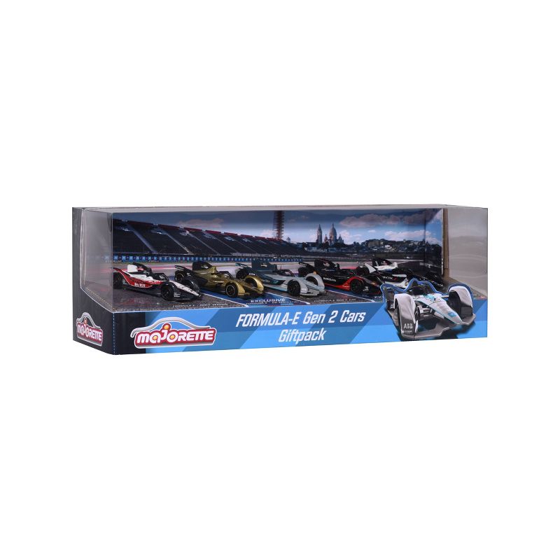 Majorette Formula-E Gen 2 Cars 5pk 1:64 Scale Die-Cast Vehicles