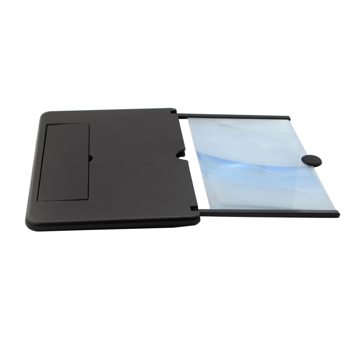 iKKEGOL 12" Screen Magnifier, 3D HD Mobile Phone Enlarger Magnifying Amplifier Projector for Movies Videos and Gaming, Foldable Phone Stand Support All Smartphones