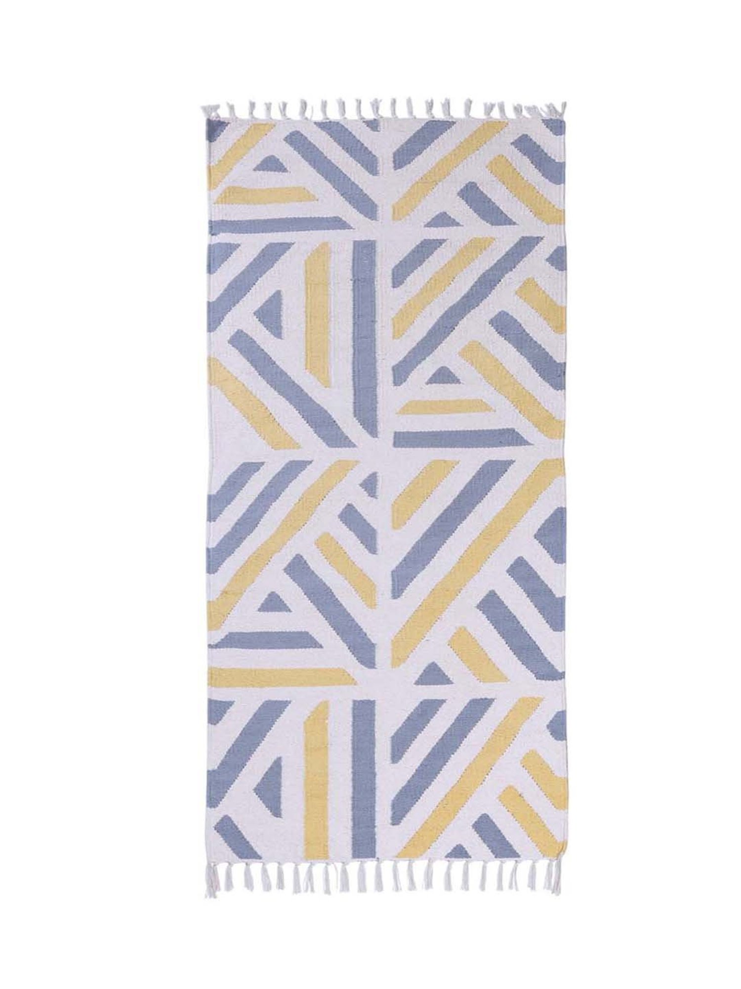 Pequra Multicolored Cotton Floor Covering Talia Runner Rug