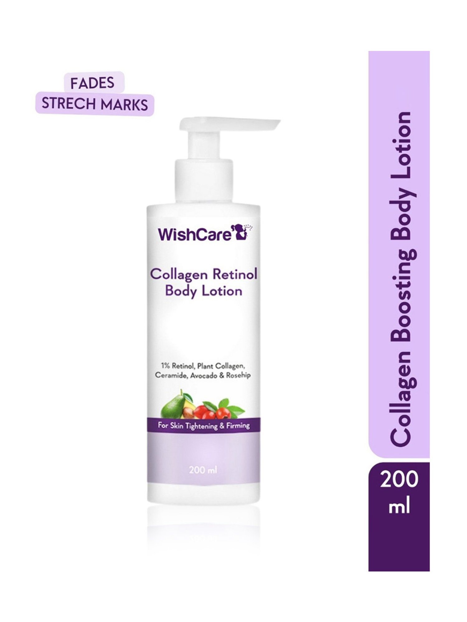 Wishcare Ceramide, Avocado & Rosehip Collagen Retinol Body Lotion - 200 ml