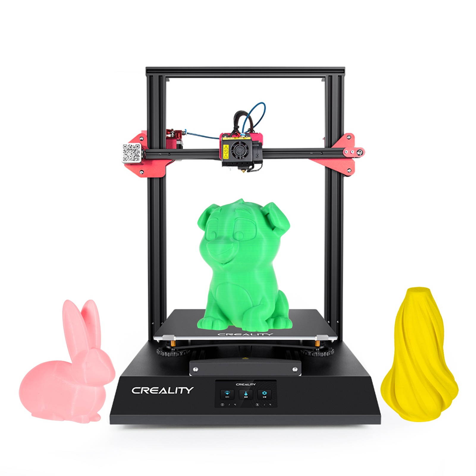 CREALITY CR-10S Pro V2 Upgraded High Precision 3D Printer DIY Kit Large Printing Size 300*300*400mm with Full Color Digital Touchscreen with TF Card PLA Sample Filament 200g Support Auto Leveling