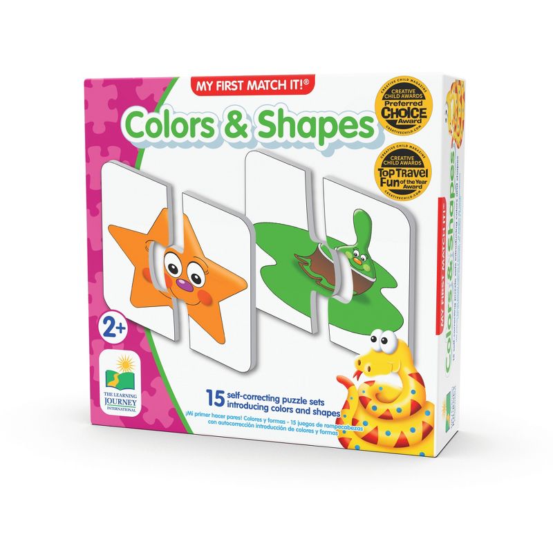 The Learning Journey My First Match It Colors and Shapes 15 self correcting puzzle sets