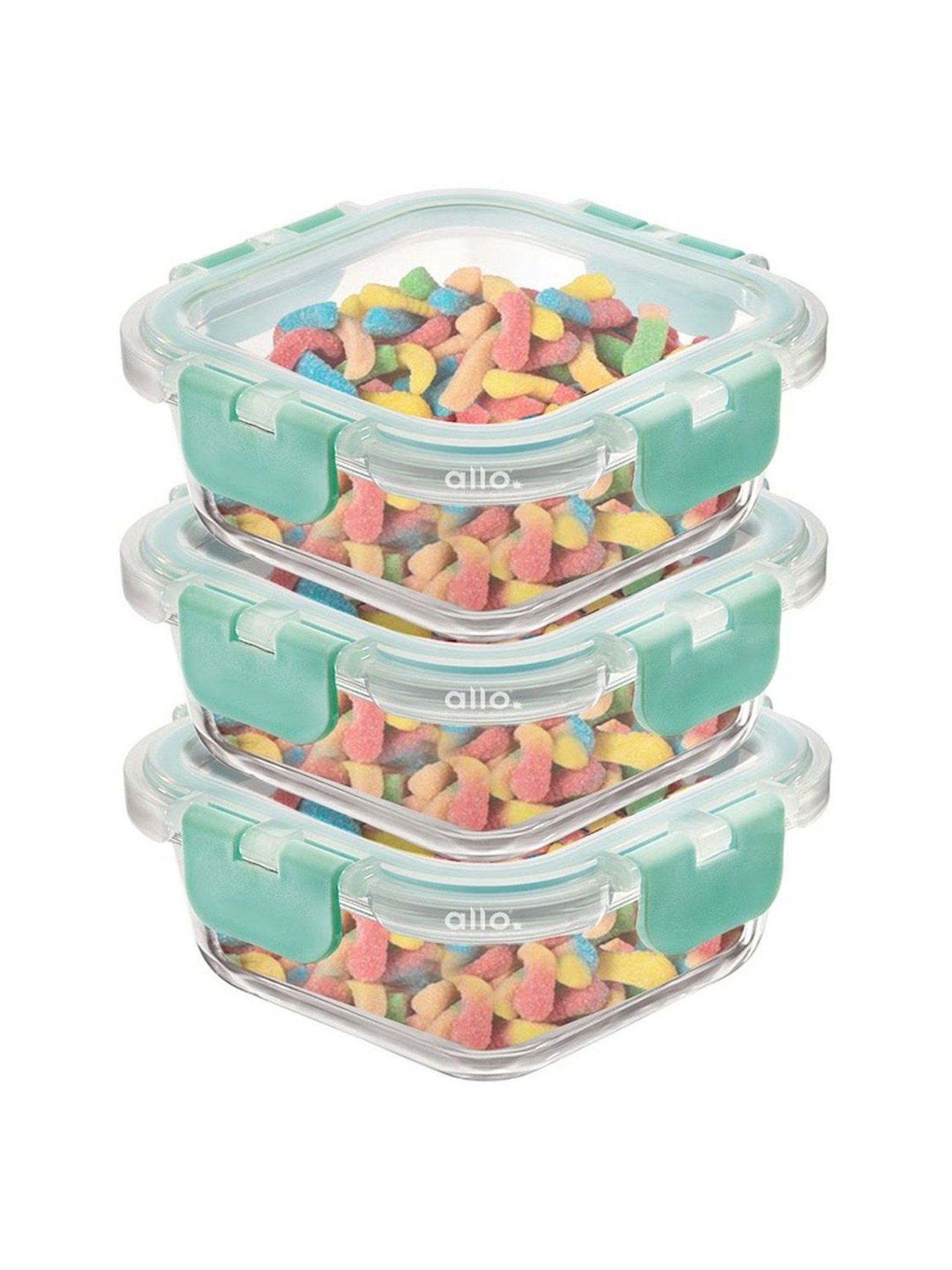 Borosilicate Glass Containers with Lids Microwave Safe Container for Glass Food Storage Containers