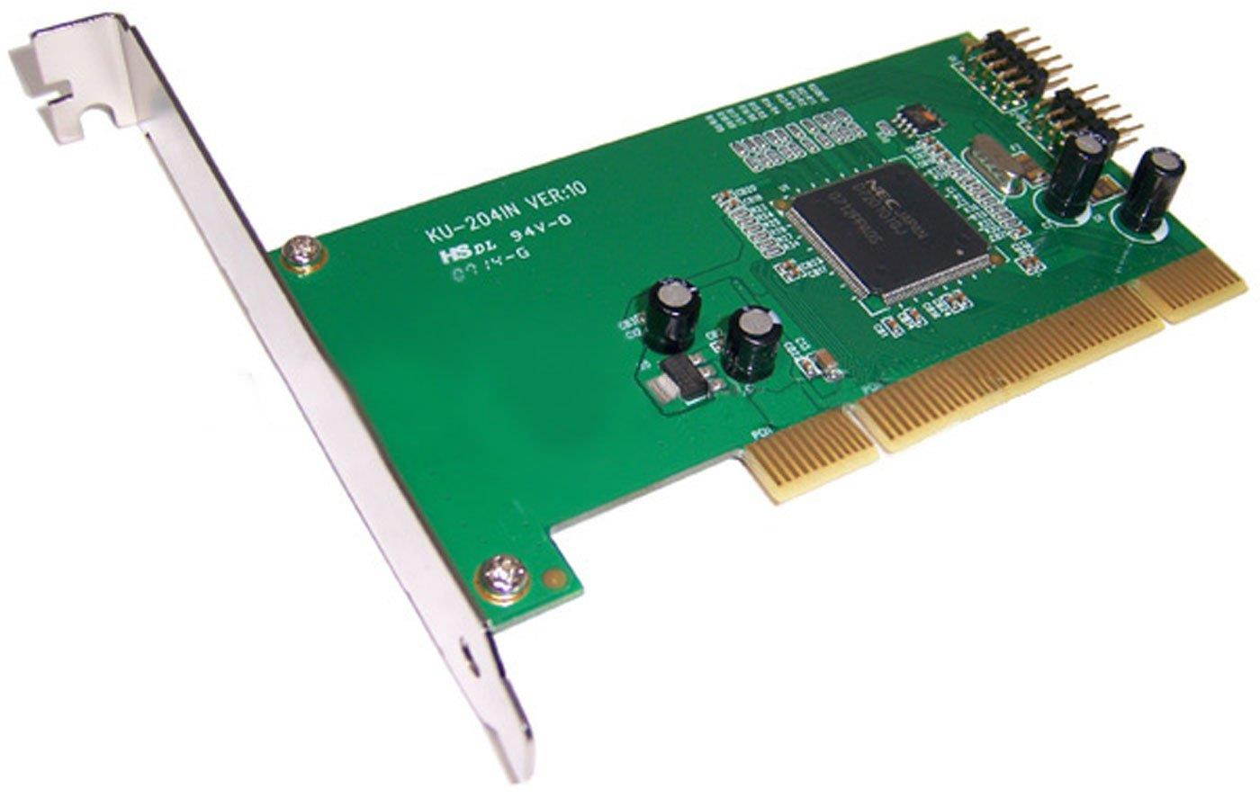 HP - HP KU-204IN LP Intrnl USB 2.0 PCI Card 412839-001 KU-2404IN Ver:10