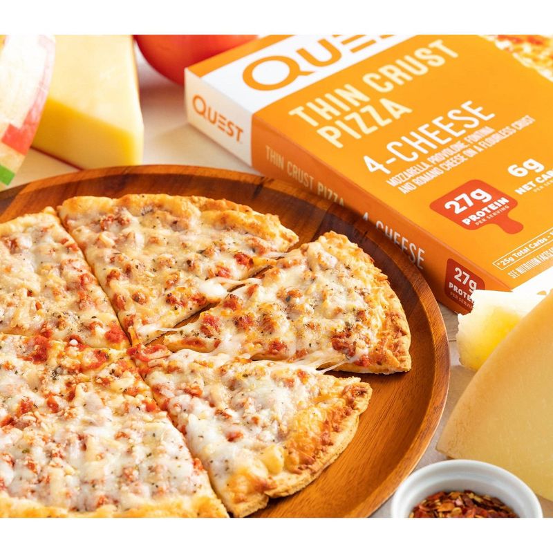 Quest Nutrition Four Cheese Frozen Thin Crust Pizza - 11oz