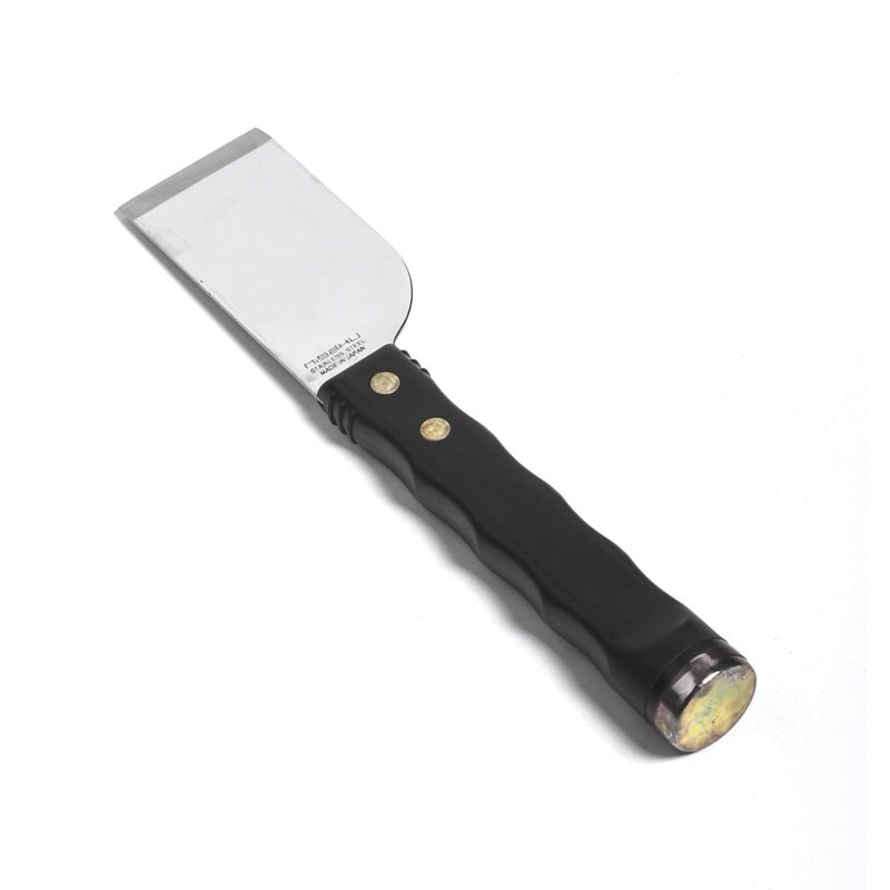 Nisaku Japanese Stainless Steel Scraper Knife with Hammer End, 1.5-Inch Blade.