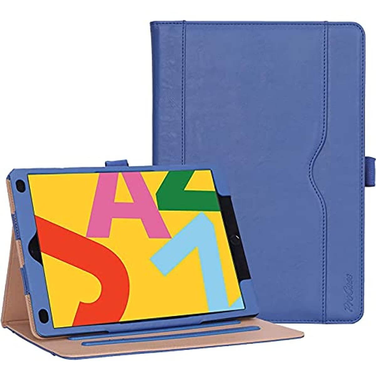 ProCase iPad 10.2 Inch Case 2020 8th Generation / 2019 7th Generation iPad Case Bundle with Apple Pencil Holder Case