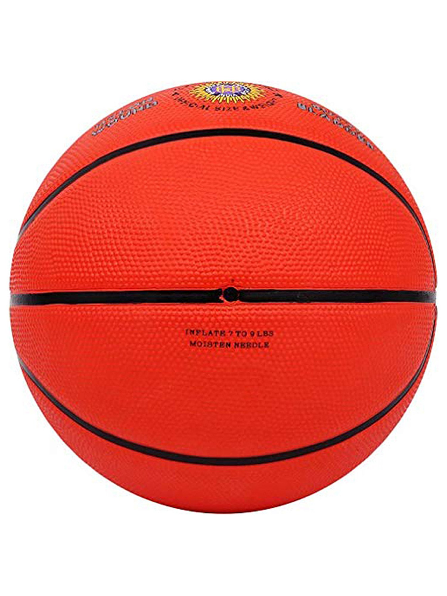 Cosco Hi-Grip Rubber Moulded Basketball (Orange) Size - 7