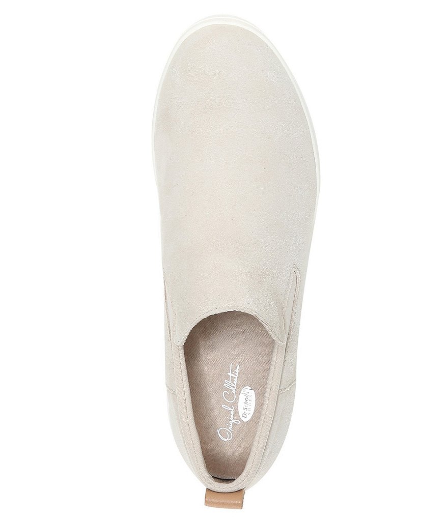 Original Collection by Dr. Scholl's Scarlette Hidden Wedge Suede Slip-On Sneakers
