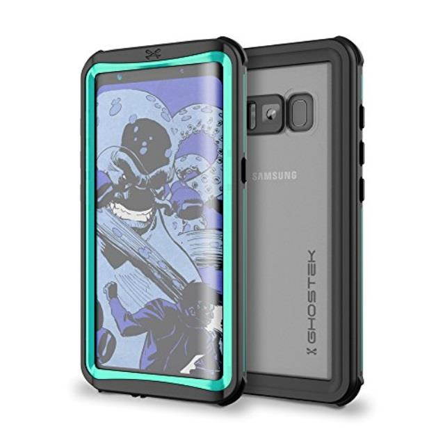 Ghostek Nautical Galaxy S8 Plus Waterproof Case with Screen Protector Extreme Rugged Heavy Duty Protection Full Body Sealed Shell Underwater Shockproof for 2017 Galaxy S8 Plus (6.2 Inch) - (Black)