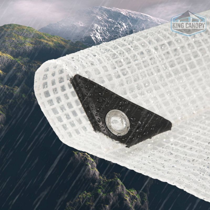 King Canopy 20'x20' Clear Poly Tarp