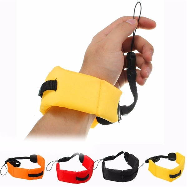 Diving Floating Foam Armband Wrist Strap Waterproof for Gopro Hero 4/3+/3/2/1/SJCAM SJ4000 SJ5000 SJ6000 SJ6 SJ7 H9 H8 yi Sport Action Camera Black