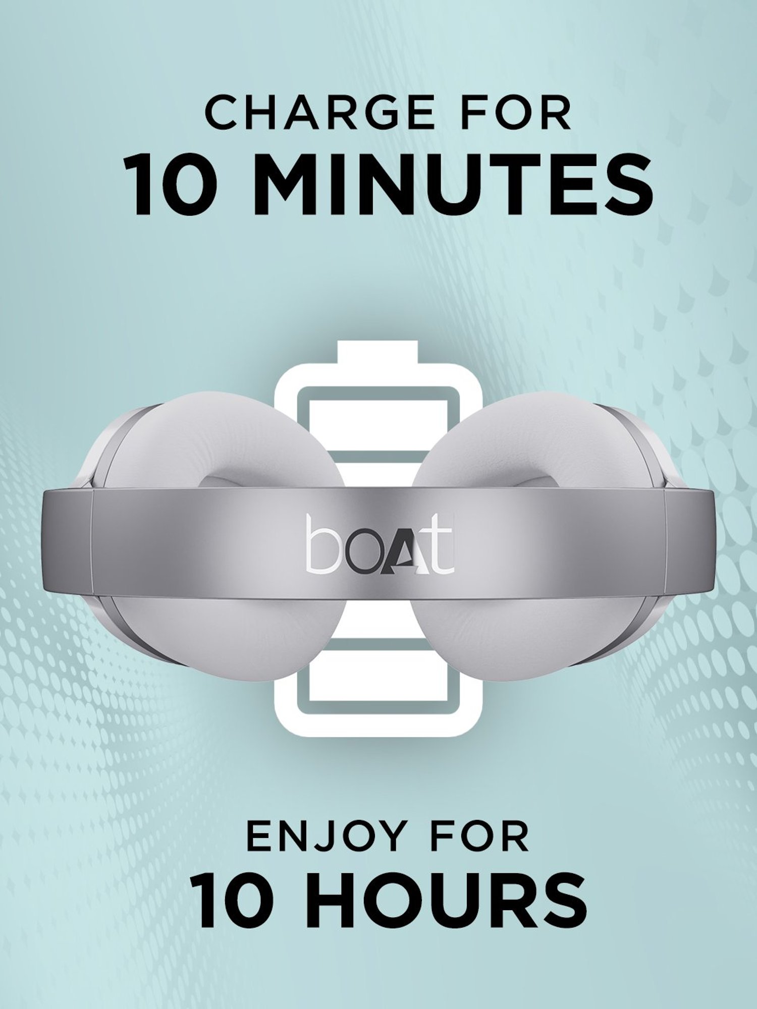 boAt Nirvanaa 751ANC T Headset with Hybrid Active Noise Cancellation & 65H Playback(Sterling Silver)