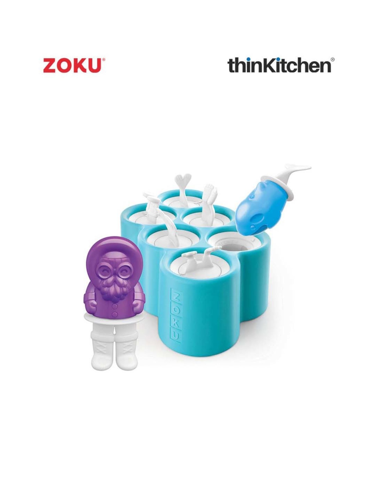 Zoku Multicolor Plastic Polar Pop Mold (0.032 L)