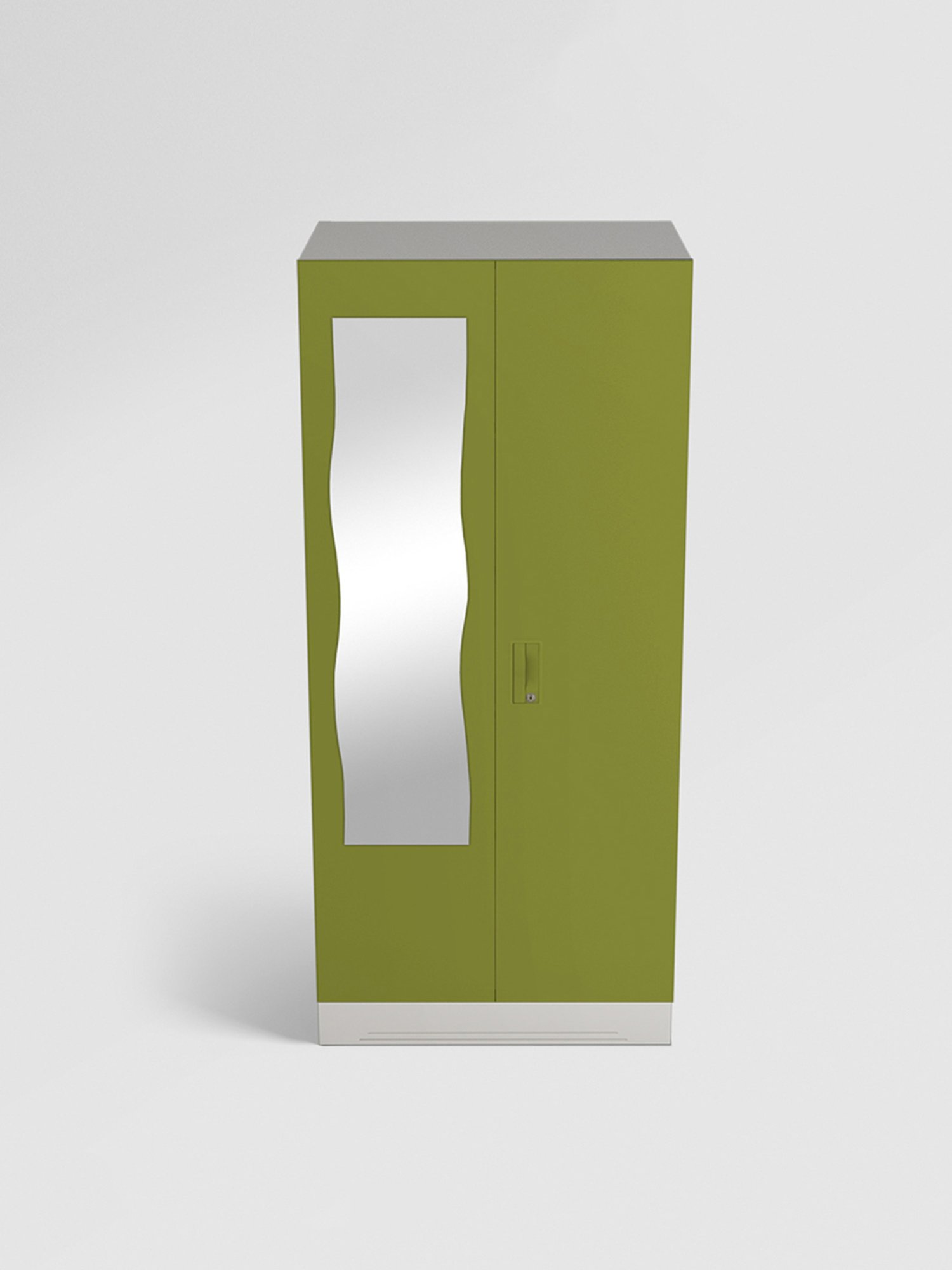 Godrej Interio Slimline 2-Door Steel Almirah, Tex Green Leaf (1-Year Warranty)