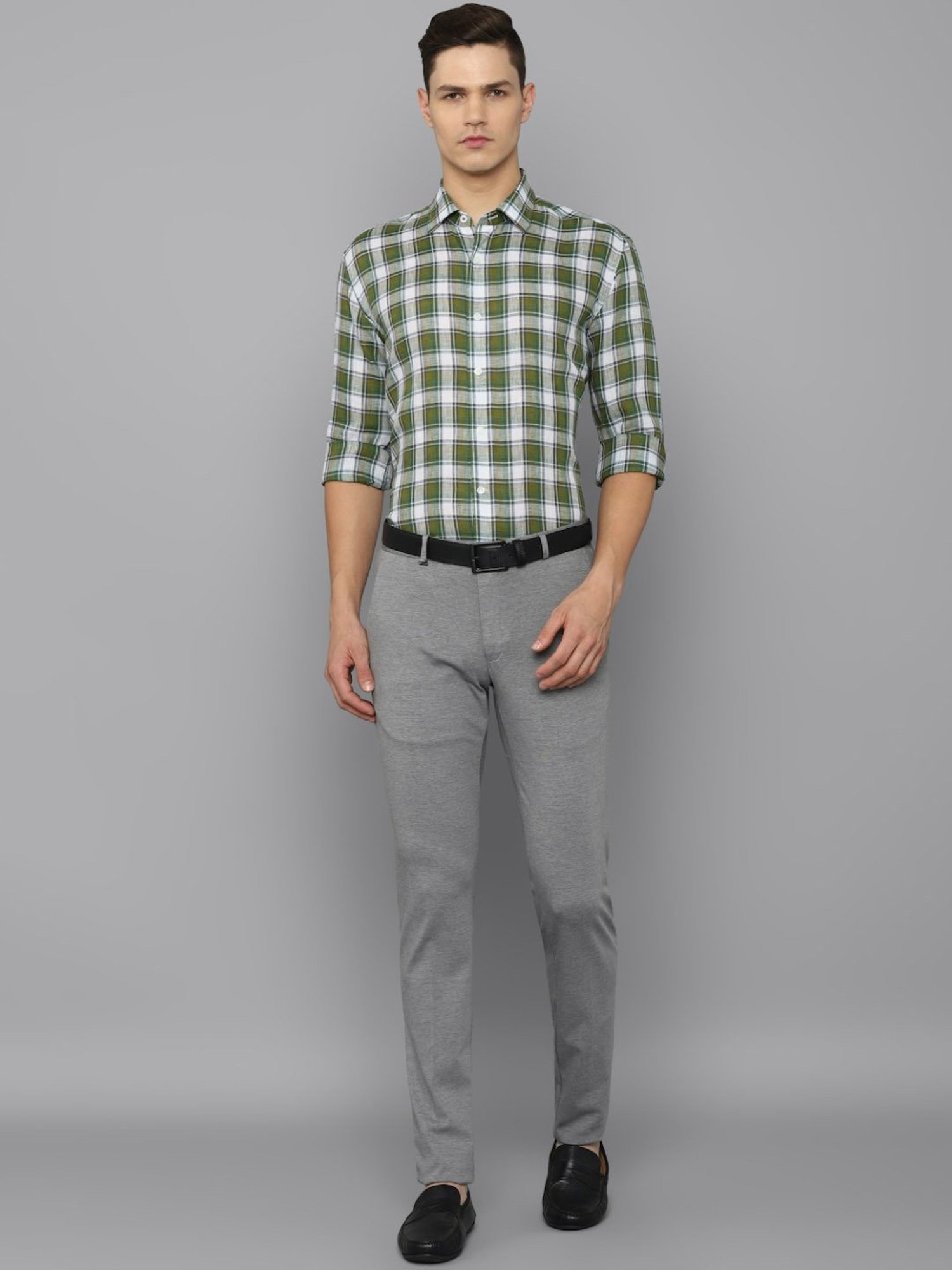 Luxure By Louis Philippe Multi Regular Fit Checks Shirt