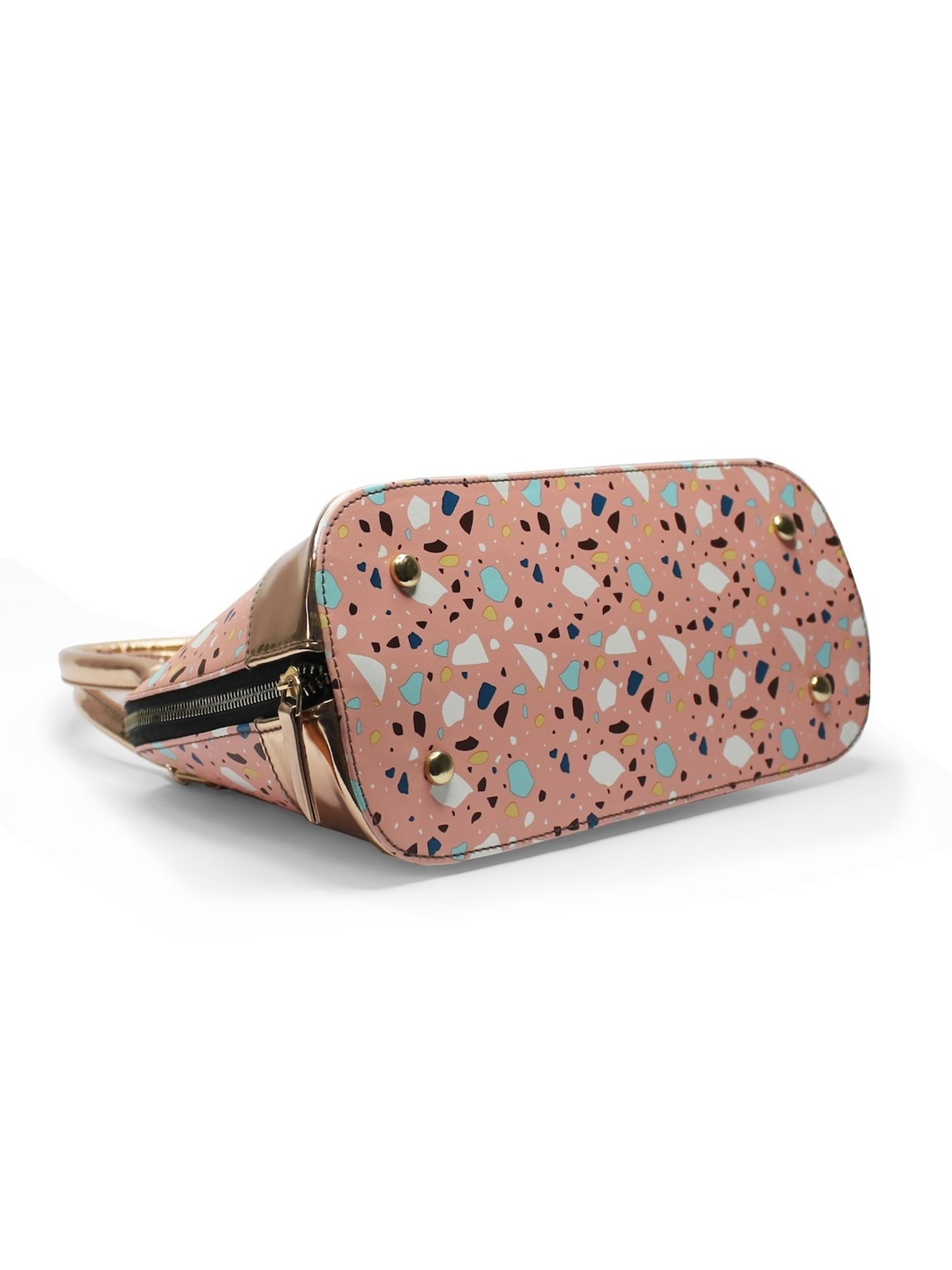 Modern Myth Pink Printed Medium Handbag