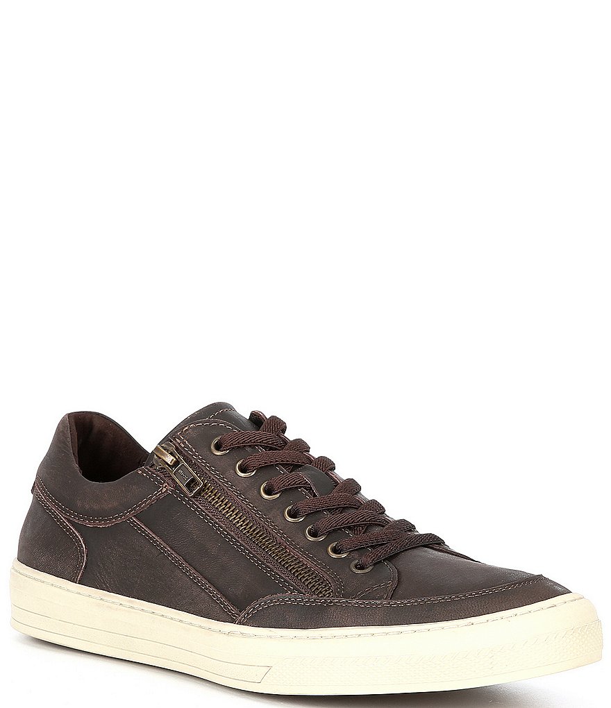 Flag LTD. Men's Vulcon Zip Lo Leather Sneakers