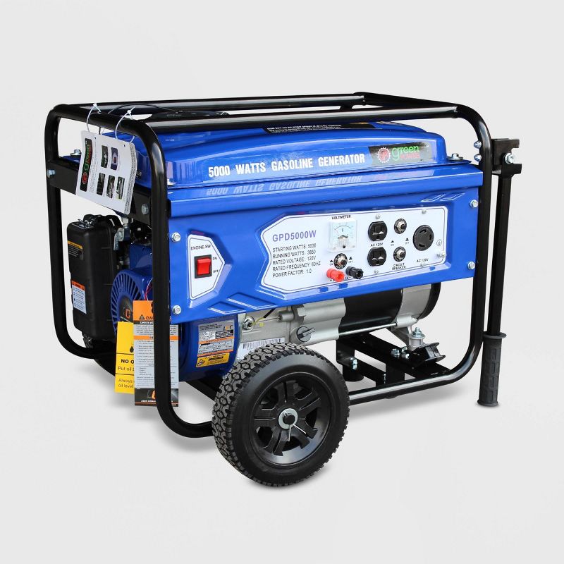 4500 Watt Gasoline Powered Portable Generator Manual Start - A-iPower