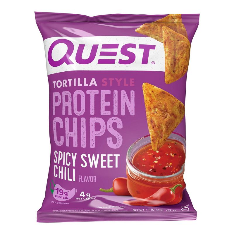 Quest Nutrition Tortilla Spicy Sweet Chili Chips - 4ct/1.1oz