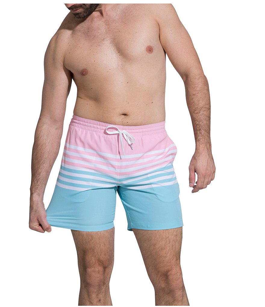 Polo Ralph Lauren Traveler Solid Blue 5 3/4#double; Inseam Swim Trunks