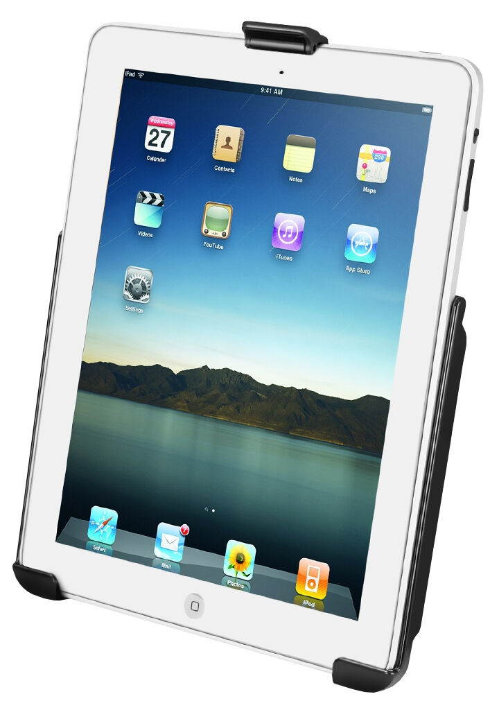RAM Form-Fit Holder for iPad, Original Size Version 2, 3, 4, Without Case\Sleeve