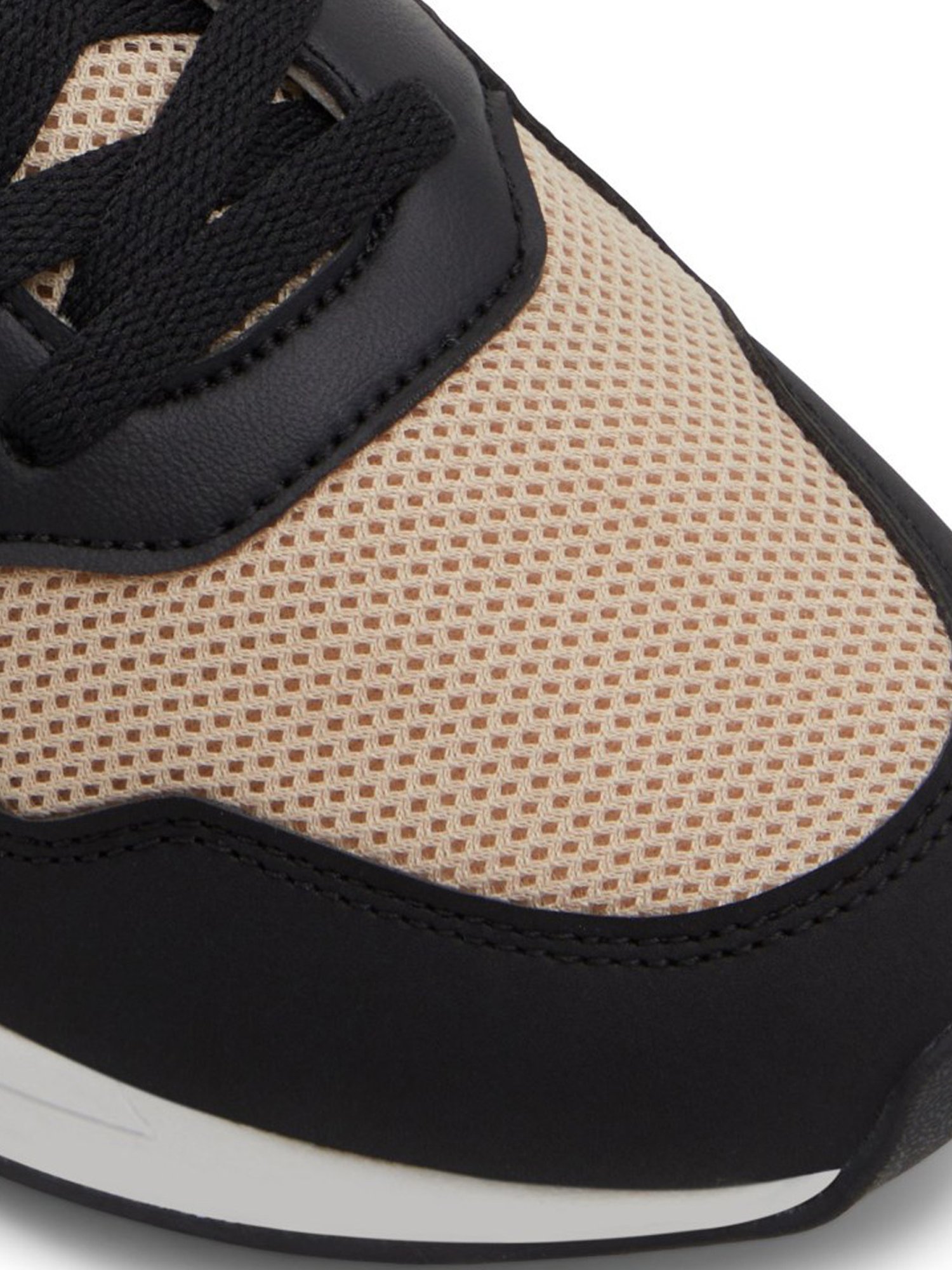 Call It Spring Men's Beacon Beige & Black Running Shoes