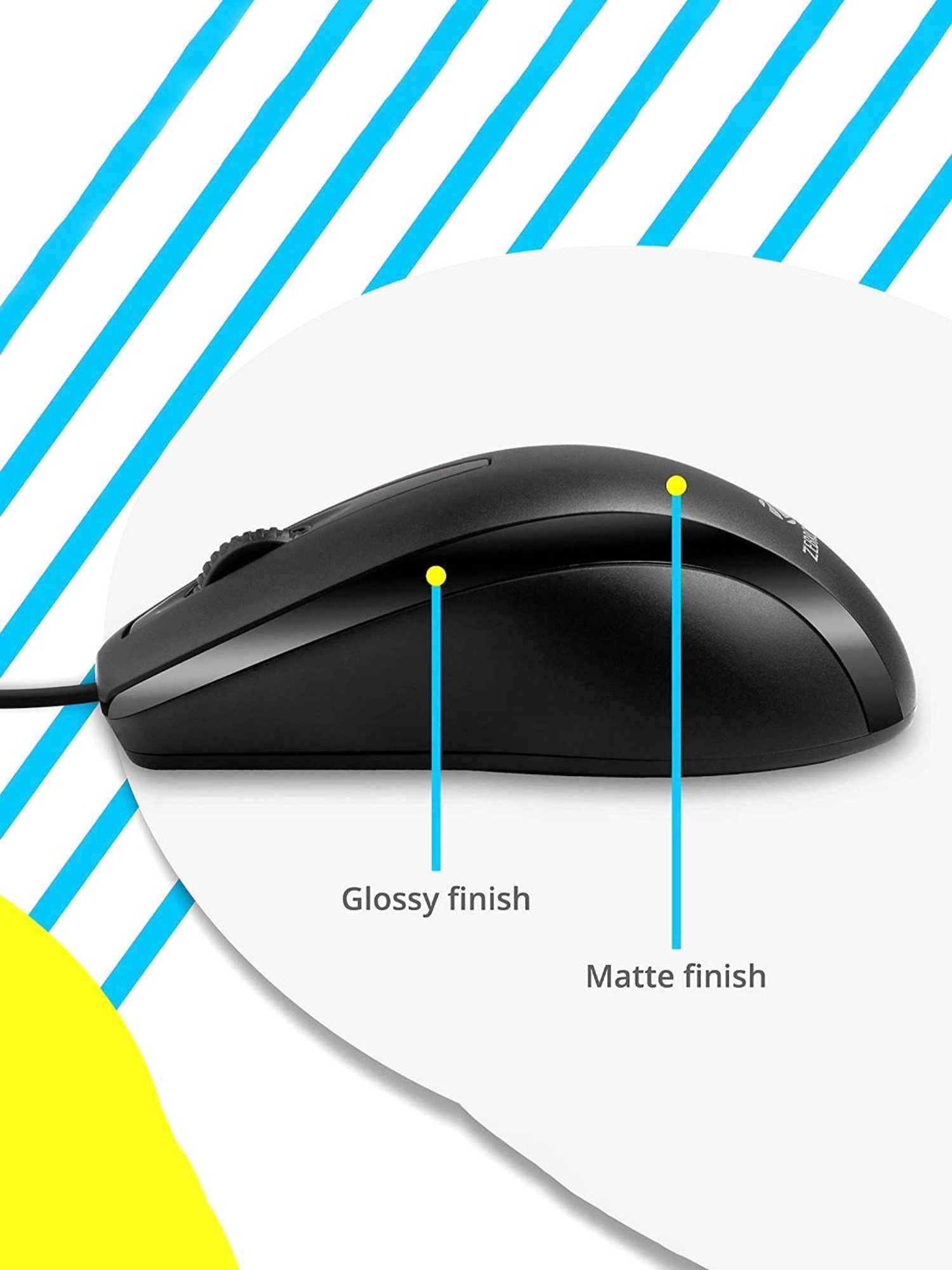 Zebronics KM2100 Wired Keyboard & Alex Wired Mouse Combo Set (Black)