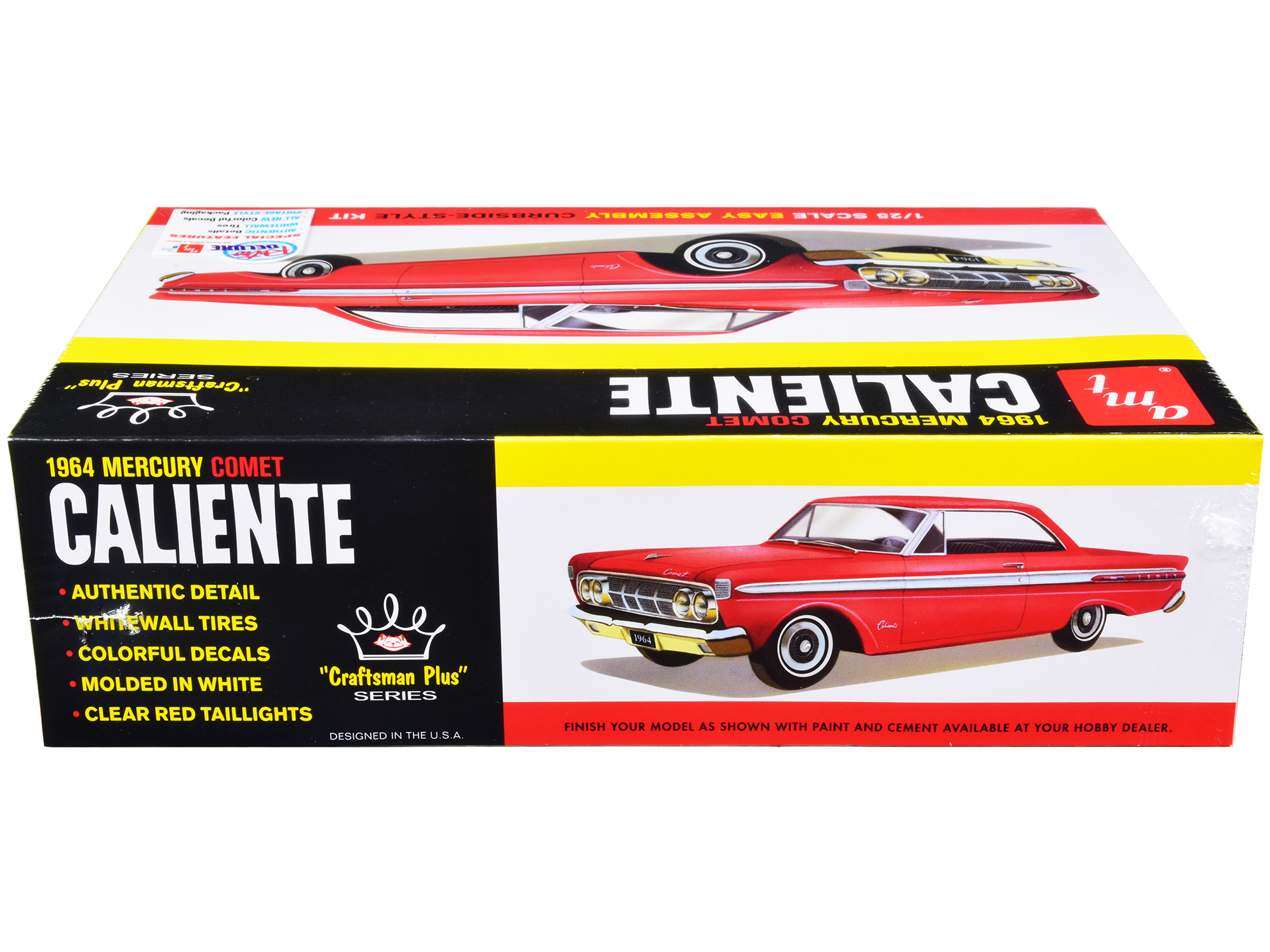 1969 Mercury Cougar Eliminator Competition Orange with Black Stripes "GreenLight Muscle" Series 28 1/64 Diecast Model Car by Greenlight