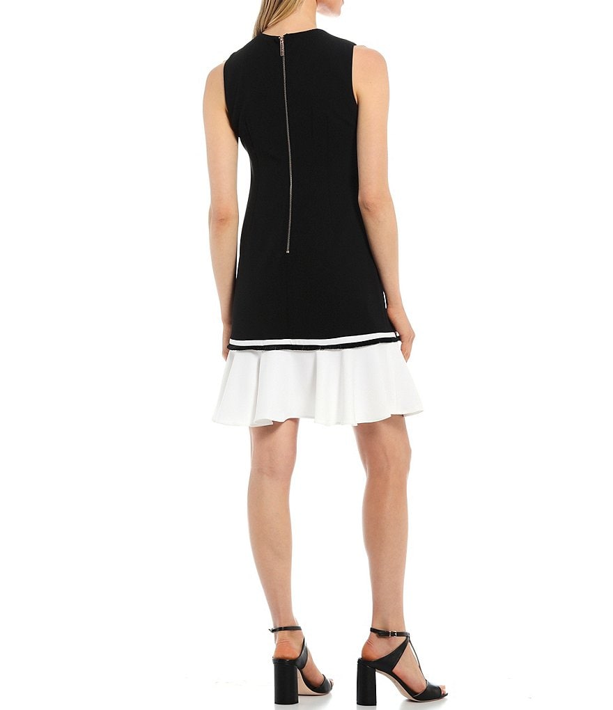 Sugarlips Animal Print Tie Sleeve Ruffle Hem Mini Dress