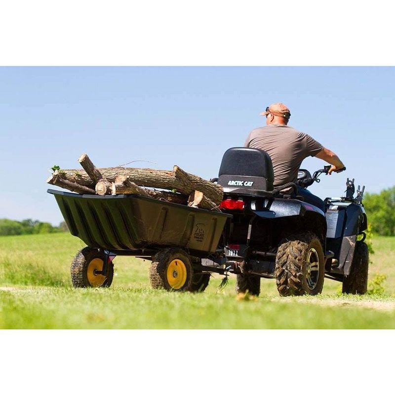 Polar Trailer LG10 Outdoor Yard Lawn and Garden 10 Cu Ft Heavy Duty Utility Cart