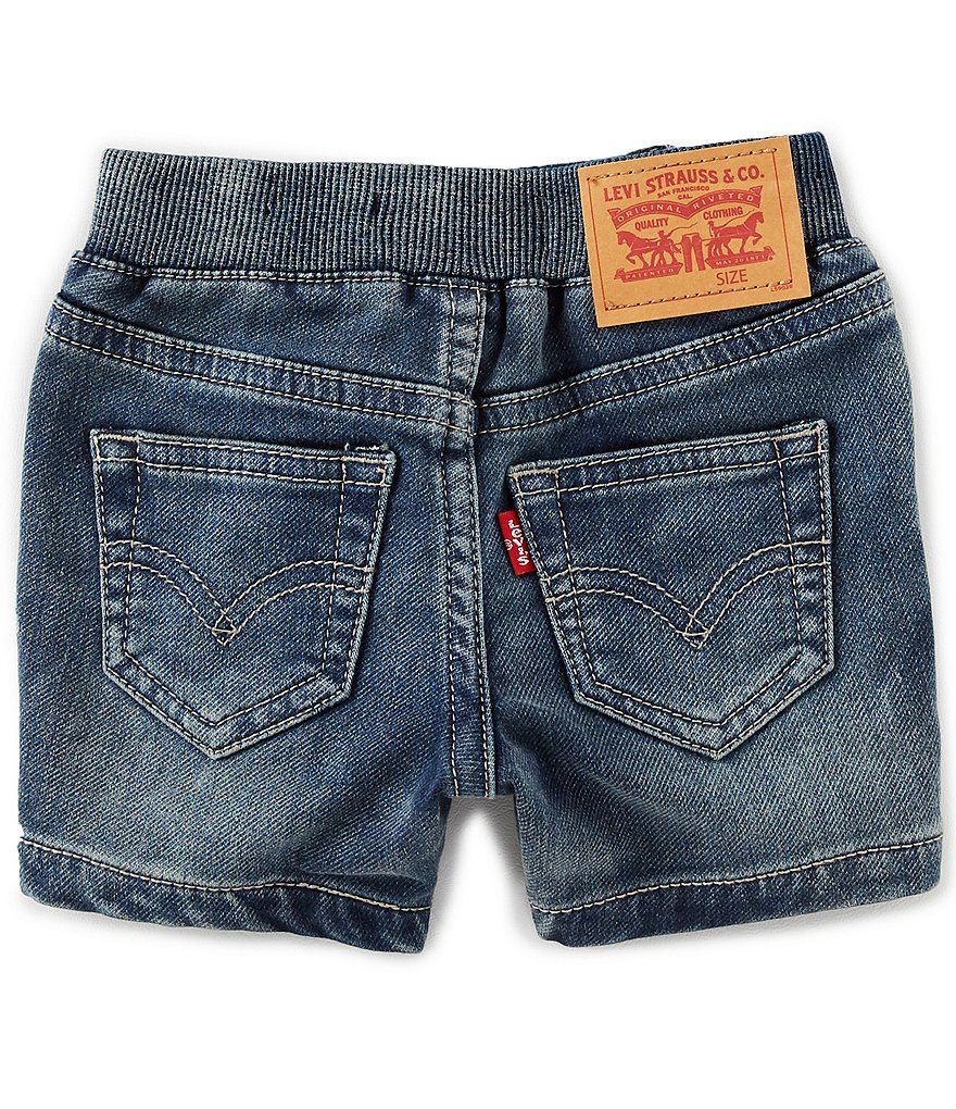 Edgehill Collection Baby Boys 3-24 Months Flat Front Linen Shorts