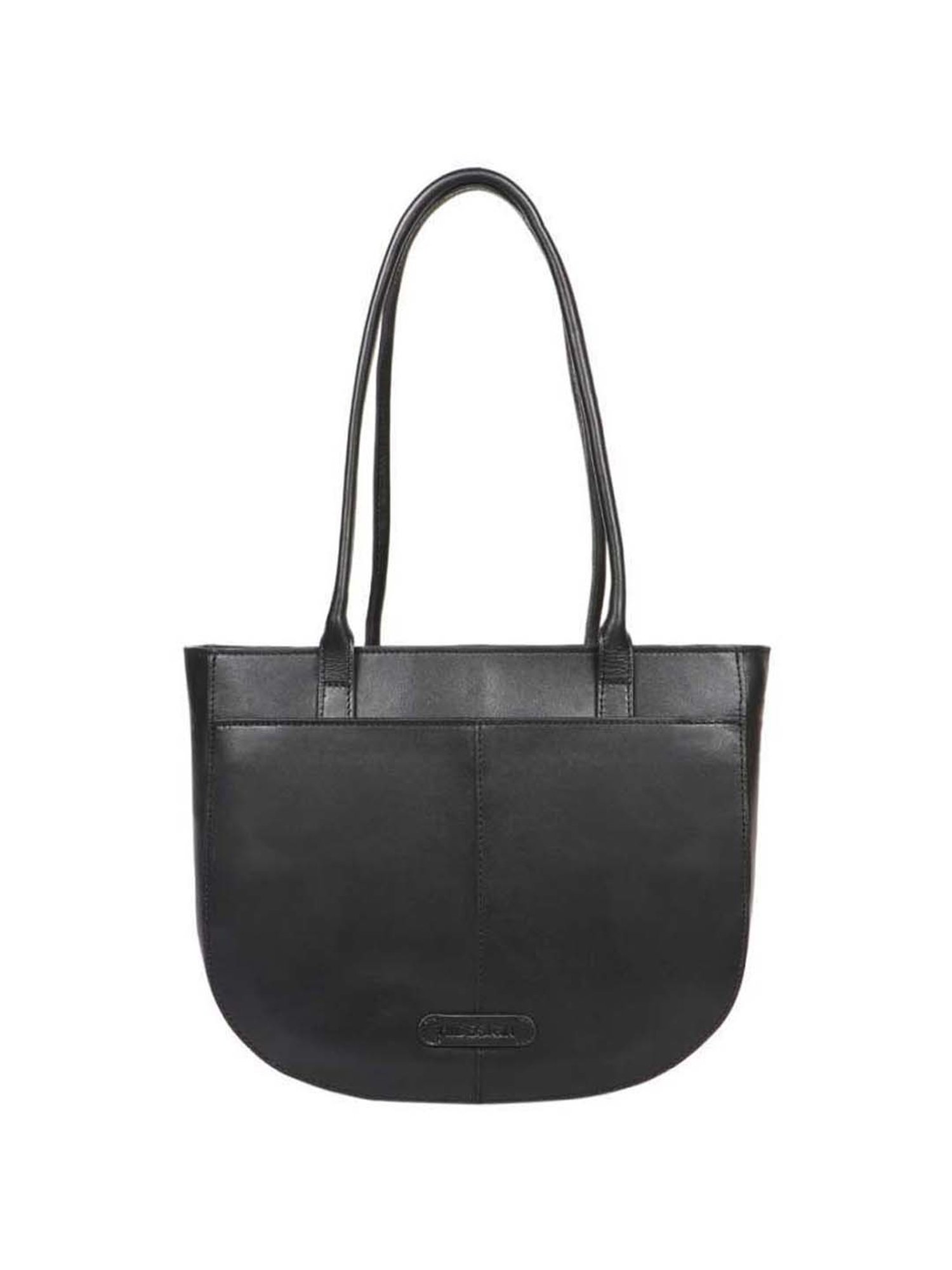 Hidesign Boulevard 06 Sb Black Solid Medium Tote Handbag