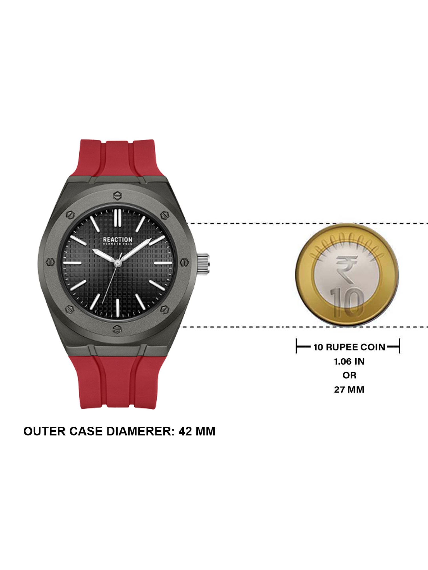 Reaction Kenneth Cole KRWGM9007605 Analog Watch for Men