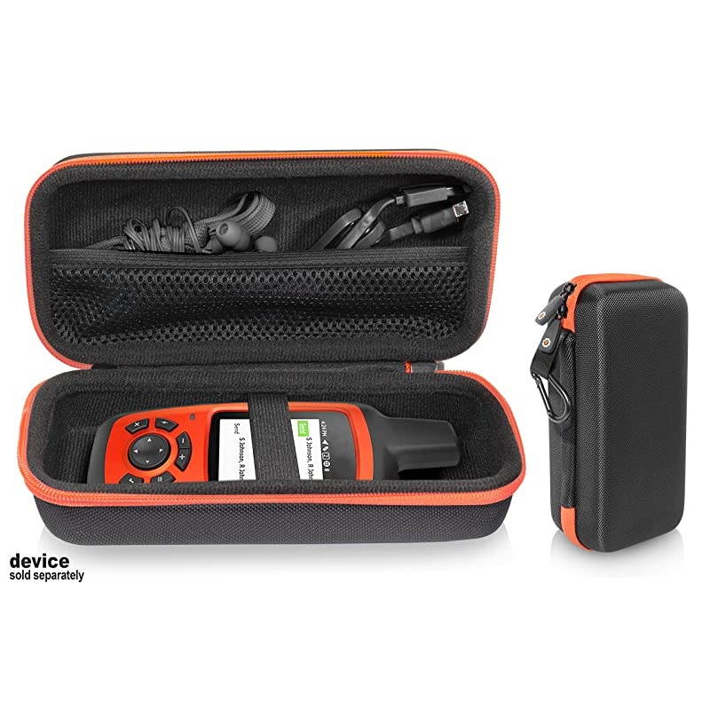 GPS Unit Case for Garmin inReach Explorer+ Handheld Satellite Communicator Built in mesh Accessory Pocket Elastics Secure Strap