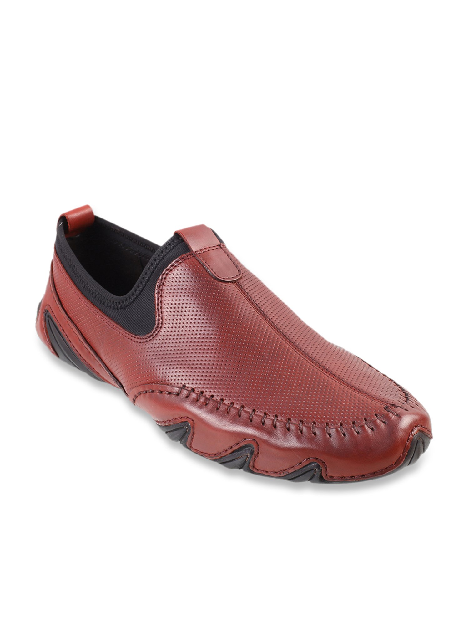 Metro Men's Wine Casual Loafers