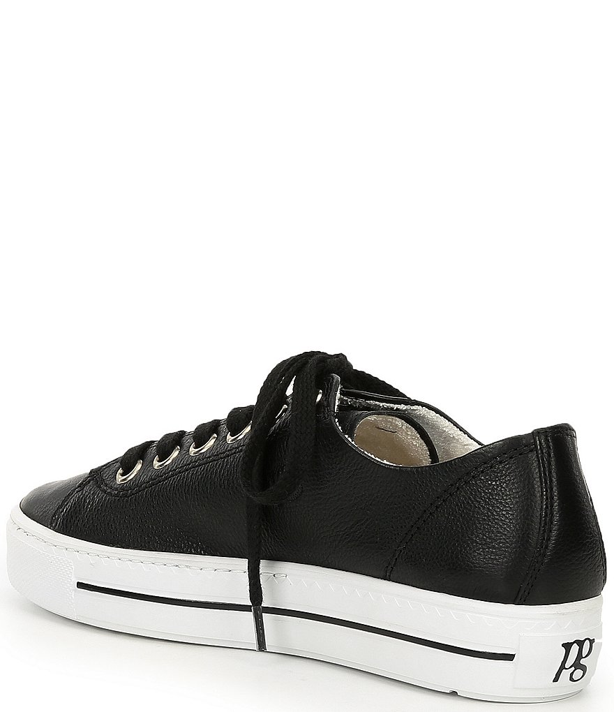 Paul Green Ally Leather Lace-Up Sneakers