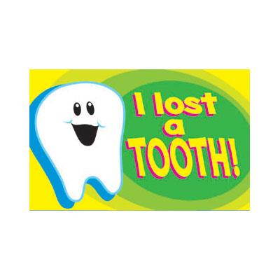 TREND ENTERPRISES INC. T-47313 APPLAUSE STICKERS I LOST A TOOTH