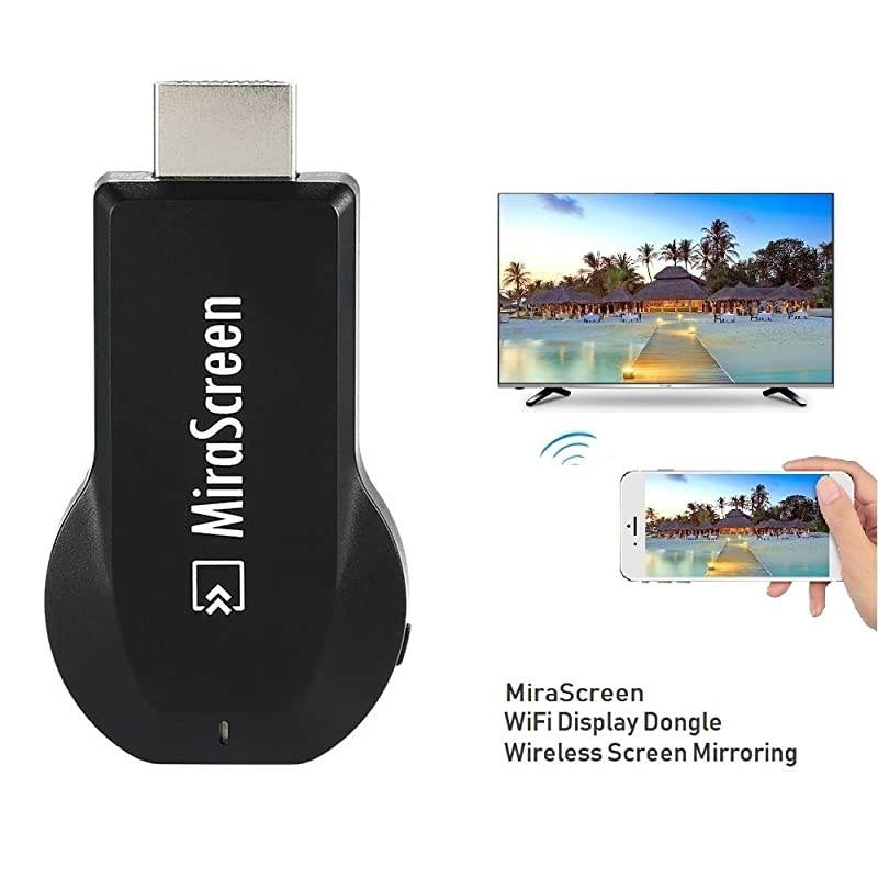 MiraScreen Miracast Dongle Wireless Display Adapter HDMI TV Stick Screen Mirroring for Tablet Smartphone
