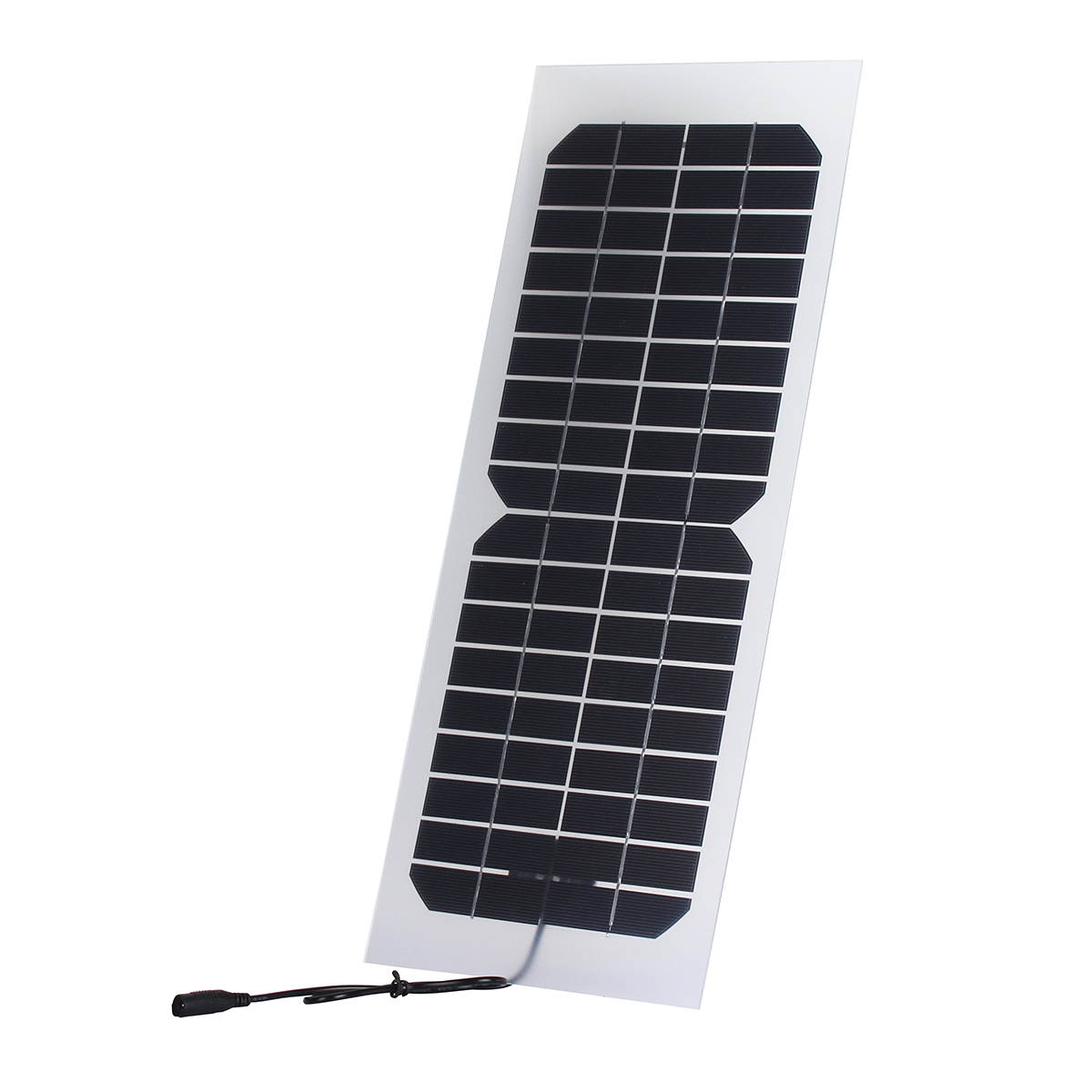 Semi-flexible 10W 18V 550mA Solar Panel Battery Charger For 12V Car Battery