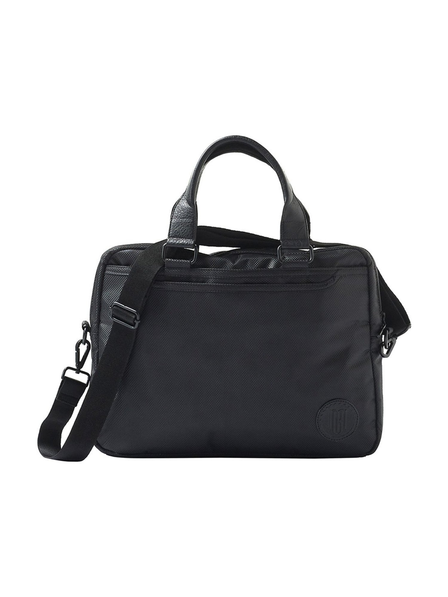 Mona B Black Rearden Large Messenger Bag