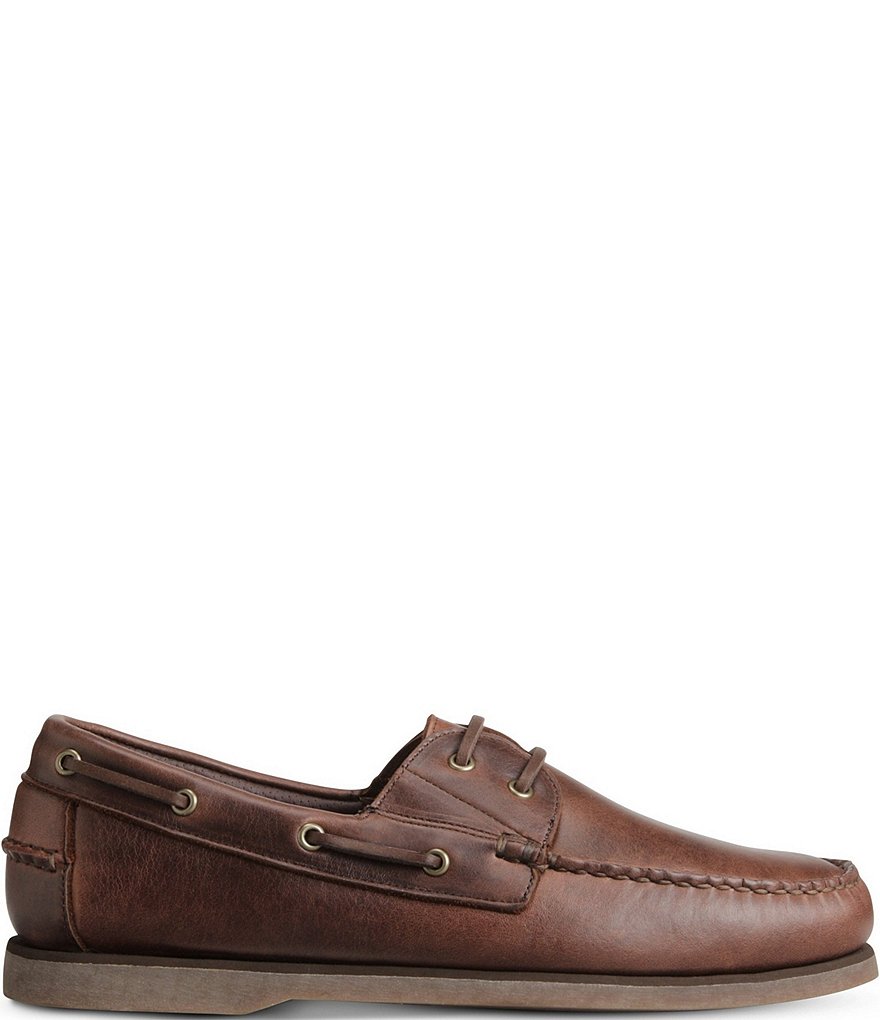 Allen-Edmonds Men's Force 10 Water Resistant Leather Slip-On Boat Shoes