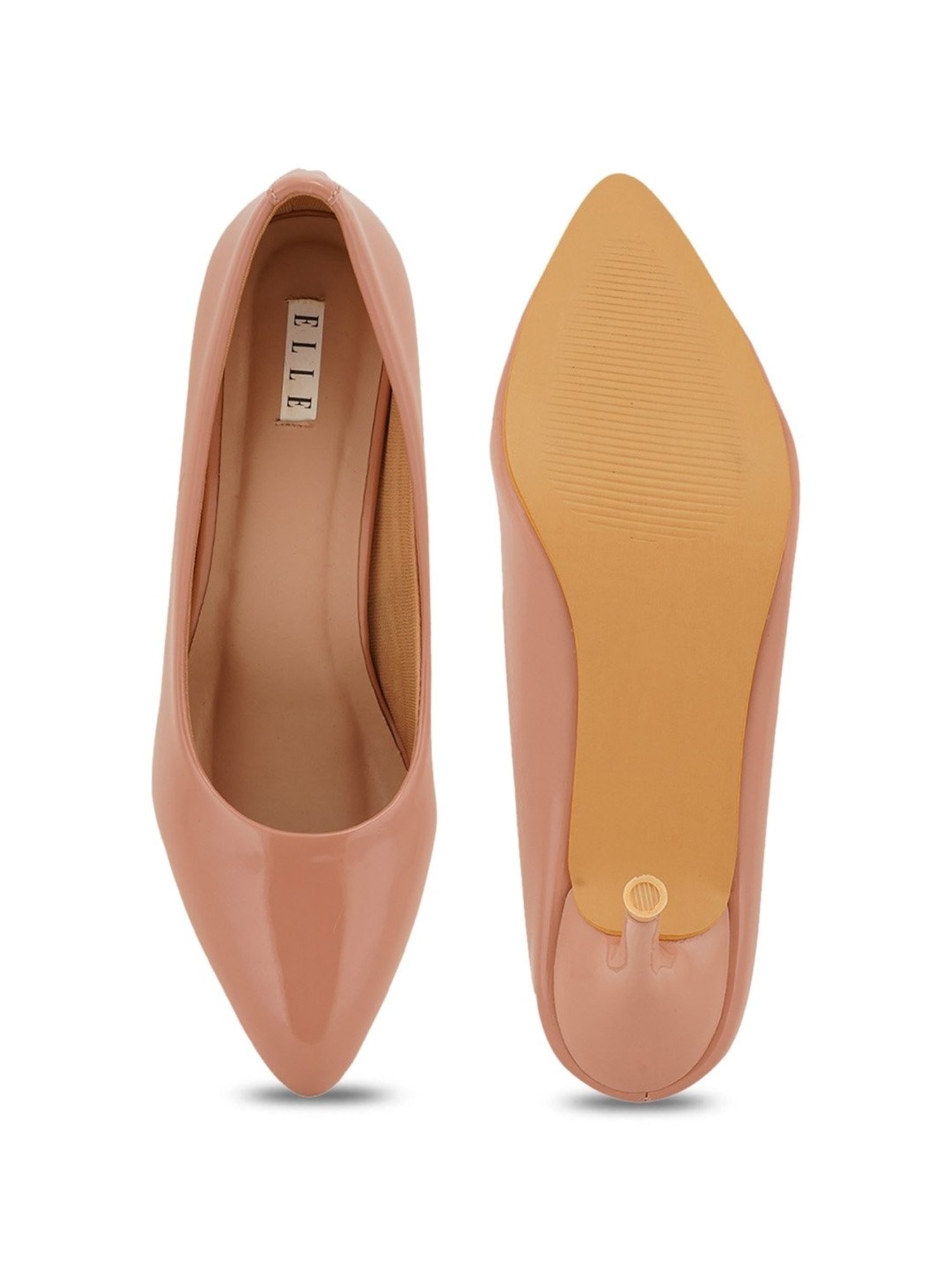 Elle Women's Peach Stiletto Pumps