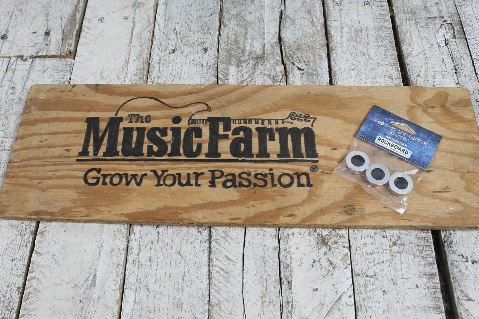 RockBoard by Warwick RBO FT BIGTOE SI BigToe 3 Piece Footswitch Topper Silver