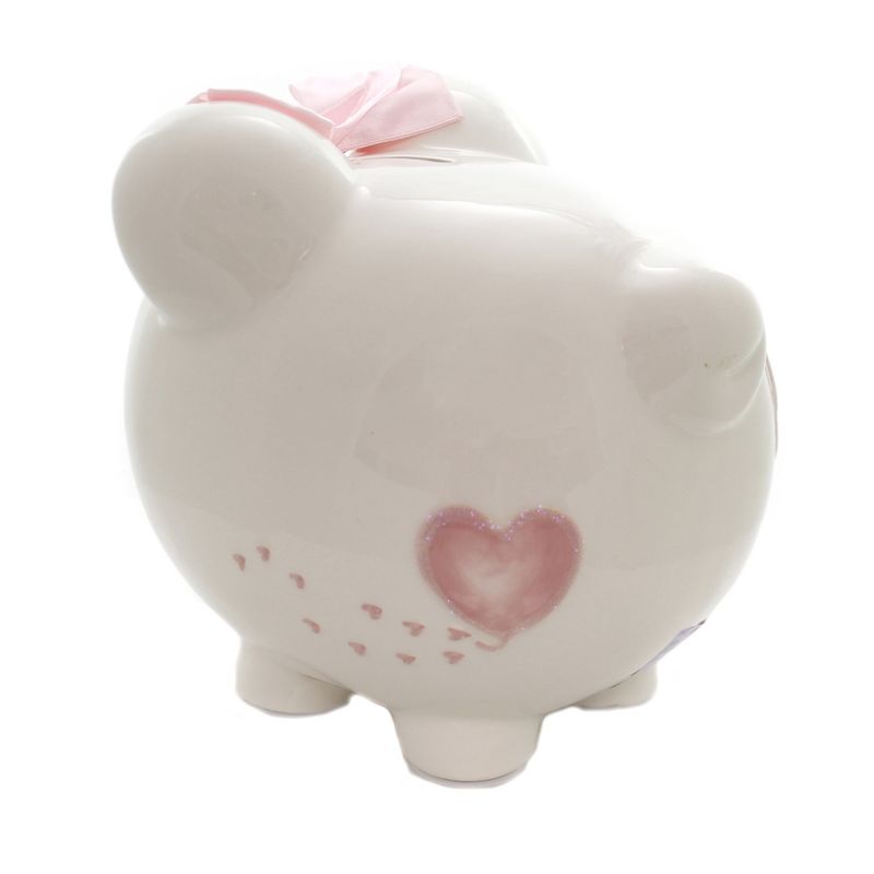 Bank 7.5" Sugar Fly Bank Buterfly Heart  -  Decorative Banks