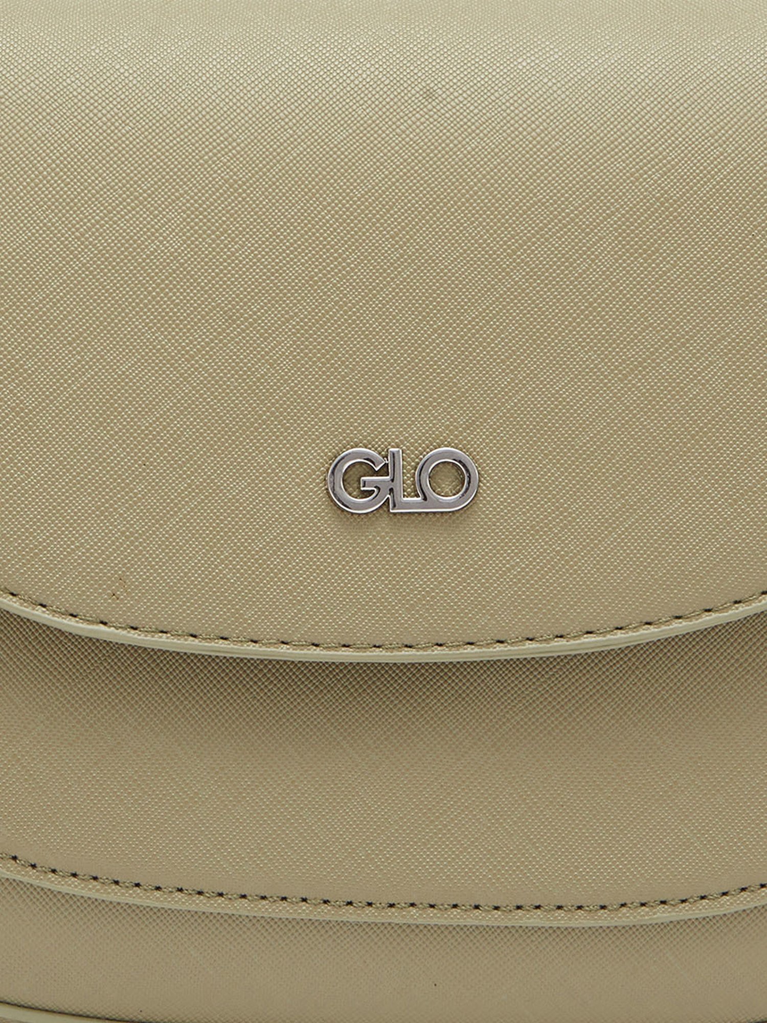 Globus Women Olive Solid Vegan Leather Sling Bag