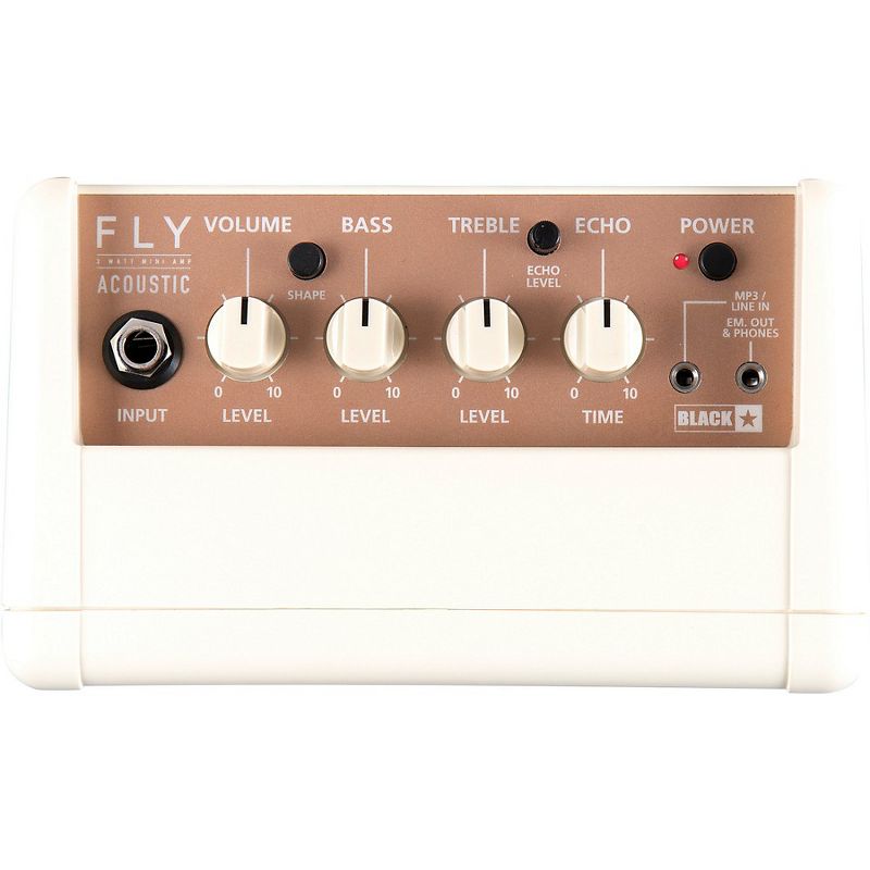 Blackstar Fly 3 Acoustic 3W 1x3 Acoustic Guitar Combo Amp and Fly 3 3W 1x3 Extension Speaker Cabinet Blonde and Tan